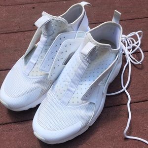 Nike Air Huarache Run Ultra Triple White Size 10